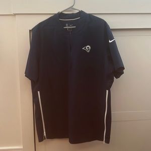 Rams short sleeve Nike windbreaker XL